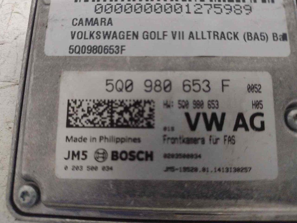 VOLKSWAGEN Golf 7 generation (2012-2024) kita_detale 5Q0980653F 21308308