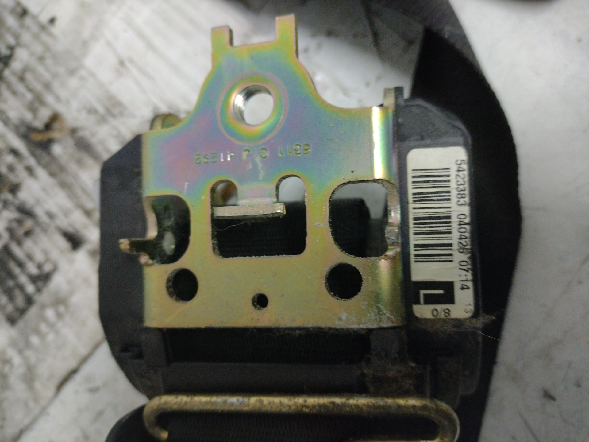 FORD Focus 1 generation (1998-2010) Priekšējā kreisā drošības josta 1253062 21280004