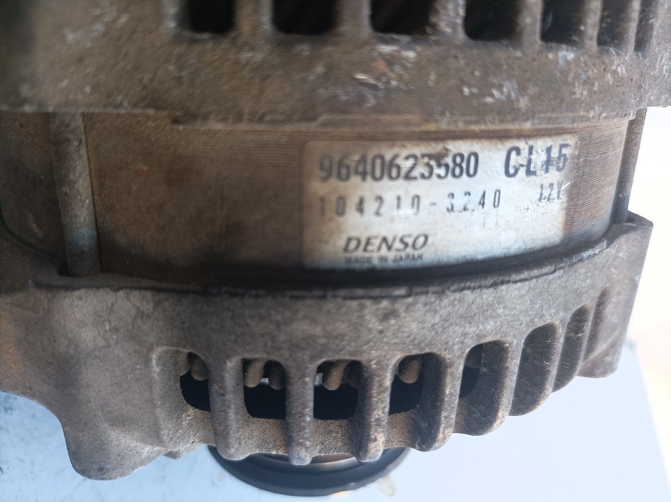 PEUGEOT 206 1 generation (1998-2009) Alternator 9640623580 21282629