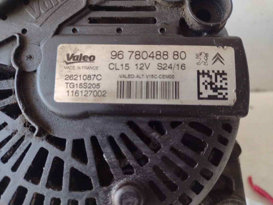 FIAT Scudo 2 generation (2007-2016) Alternator 9678048880 21296182