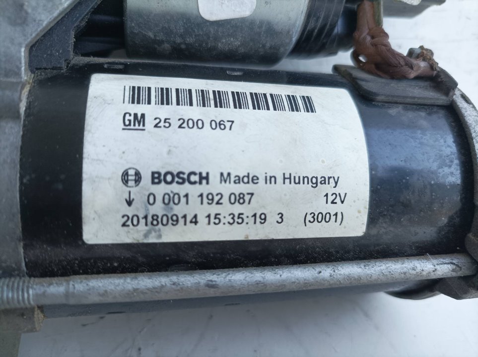 OPEL Corsa D (2006-2020) Starter Motor 0001192087 21282602