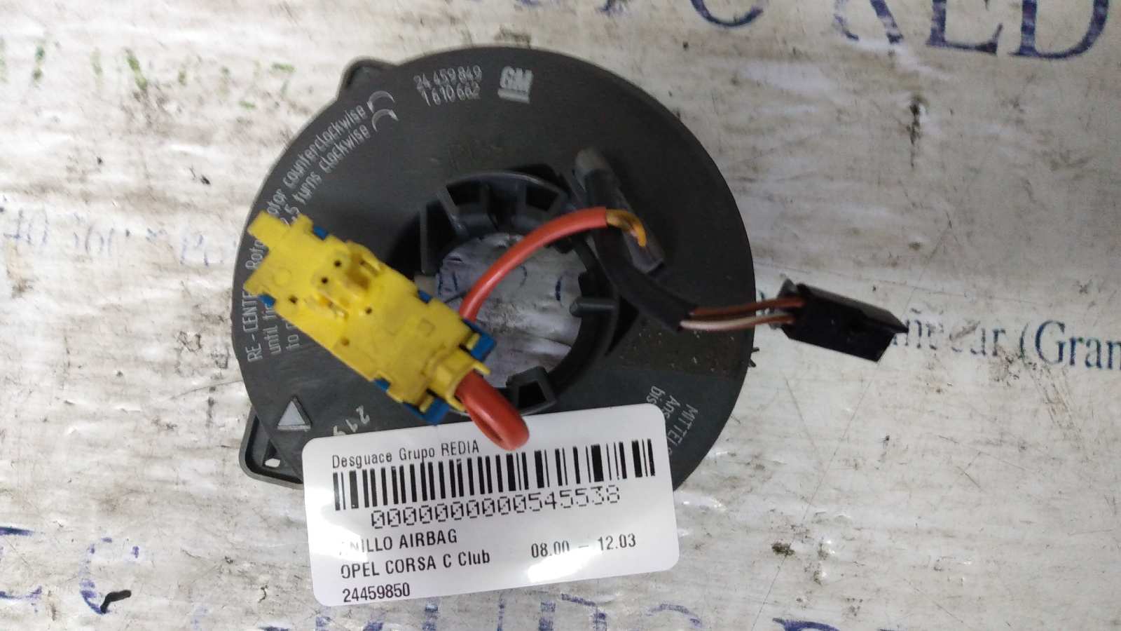 OPEL Corsa C (2000-2006) Steering Wheel Slip Ring Squib 24459850 21275102