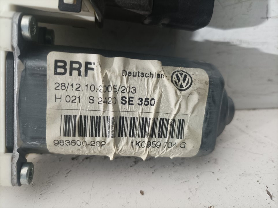 SEAT Leon 2 generation (2005-2012) Rear Right Door Window Control Motor 1K0959704G 21282748