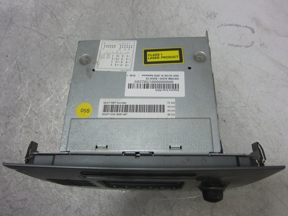 SEAT Toledo 3 generation (2004-2010) Music Player Without GPS 5P1035186BN87 24940720