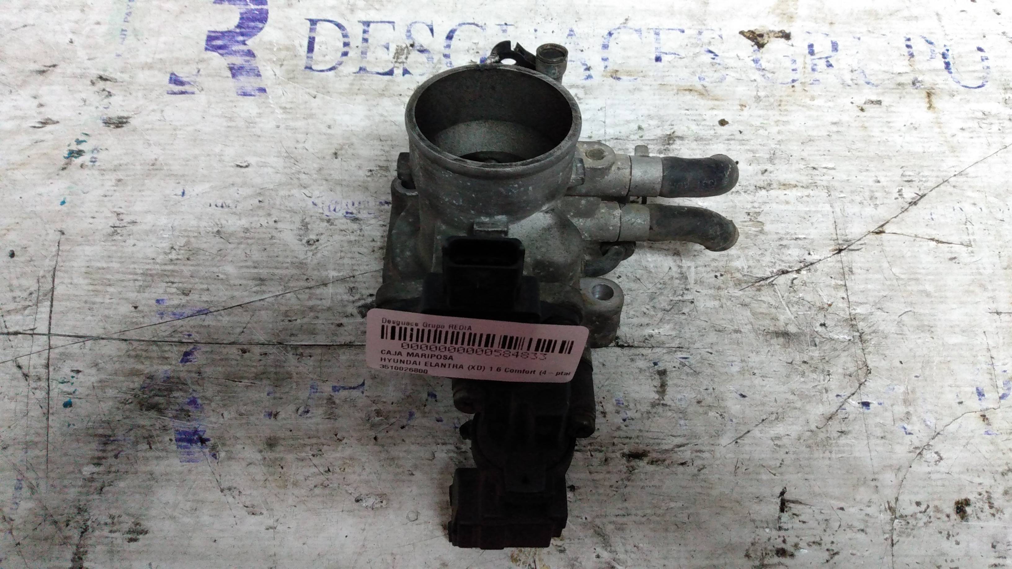 HYUNDAI Santa Fe SM (2000-2013) Clapeta de accelerație 3510026800 21275540