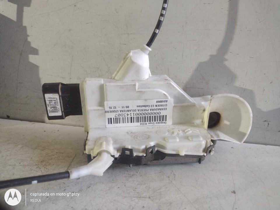 CITROËN C3 2 generation (2009-2016) Front Left Door Lock A048069 21290439