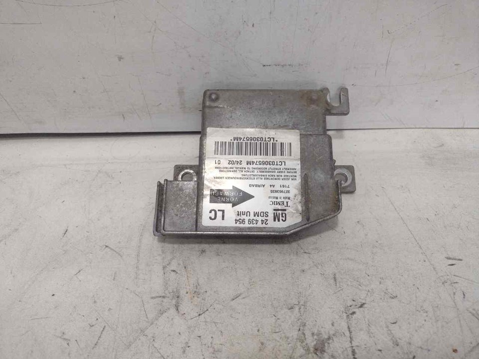 OPEL Corsa C (2000-2006) SRS Control Unit 24439954 21309101