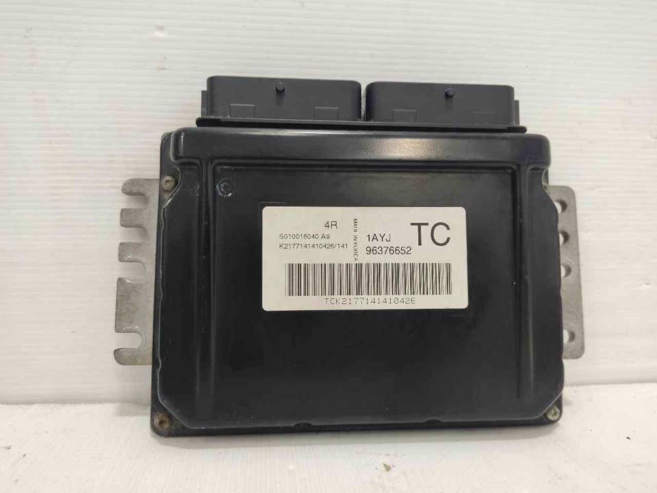 DAEWOO Kalos 1 generation (2002-2020) Motorkontrolenhed ECU 96376652 24960809