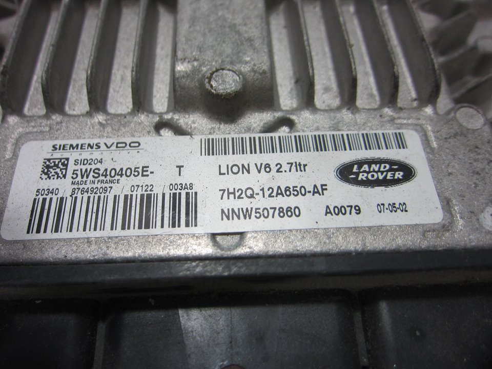 LAND ROVER Range Rover Sport 1 generation (2005-2013) Блок управления двигателем 7H2Q12A650AF 25356628