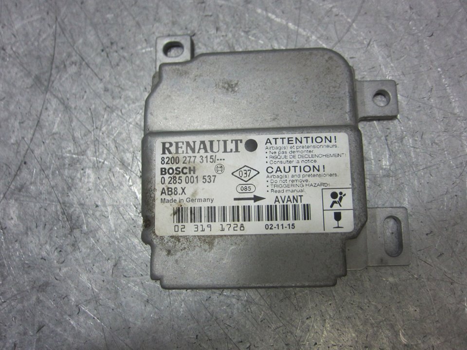 RENAULT Clio 3 generation (2005-2012) SRS Control Unit 8200277315 25064112