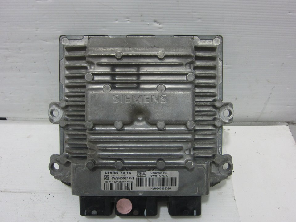 CITROËN C3 1 generation (2002-2010) Блок управления двигателем 5WS40021FT 24552422