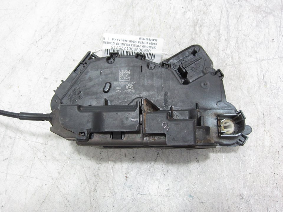 SKODA Yeti 1 generation (2009-2018) Front Left Door Lock B5A5TB837015A 20355485