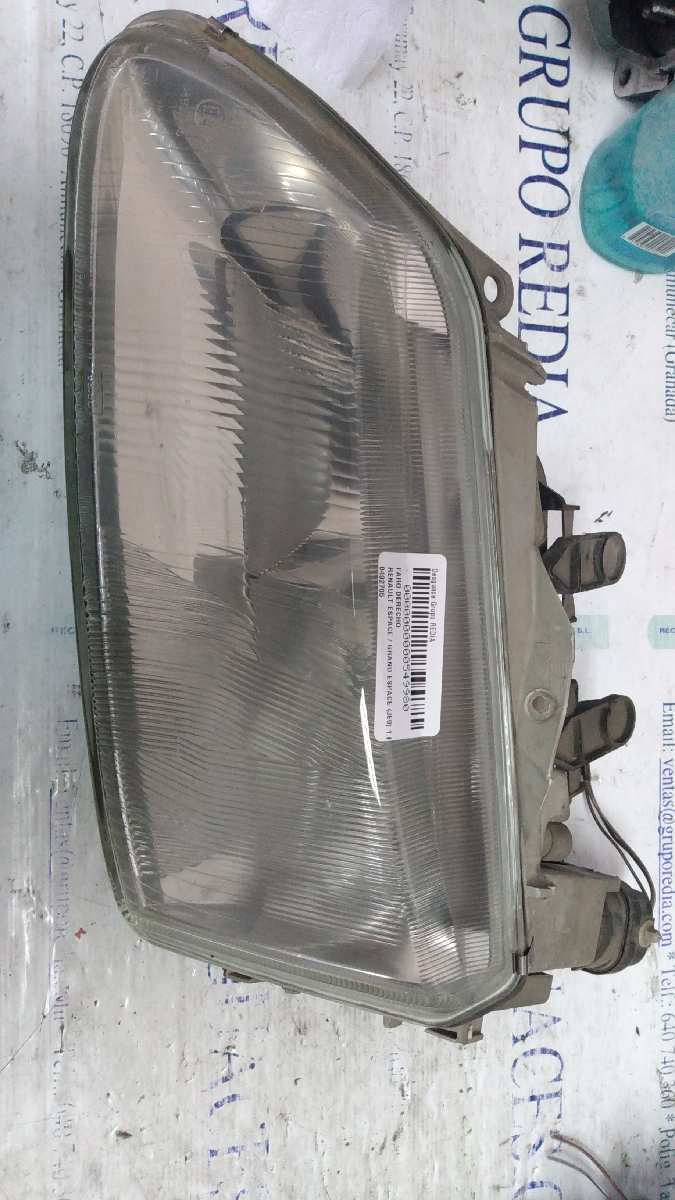 RENAULT Espace 3 generation (1996-2002) Front Høyre Frontlykt 0492705 21275254