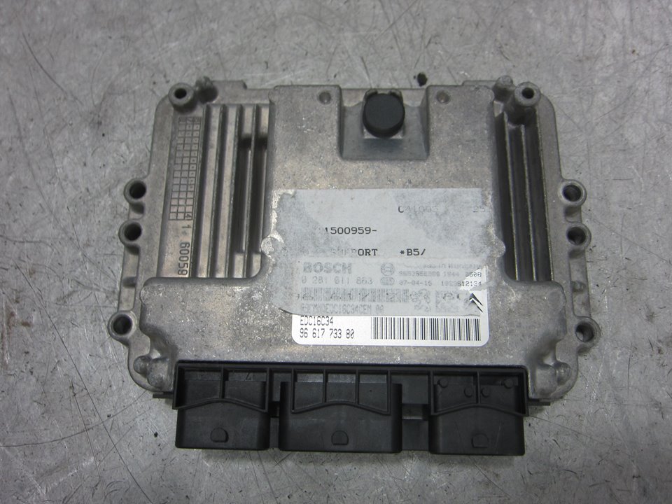 CITROËN C4 1 generation (2004-2011) Блок управления двигателем 9661773380 23568262