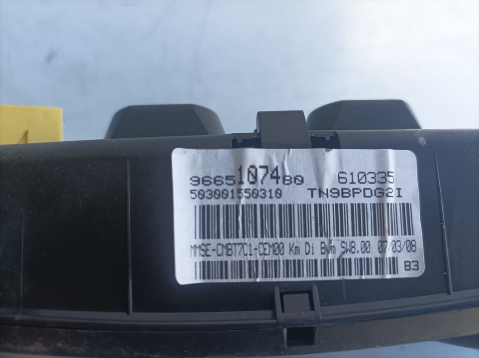 PEUGEOT 308 T7 (2007-2015) Speedometer 9665107480 21282536