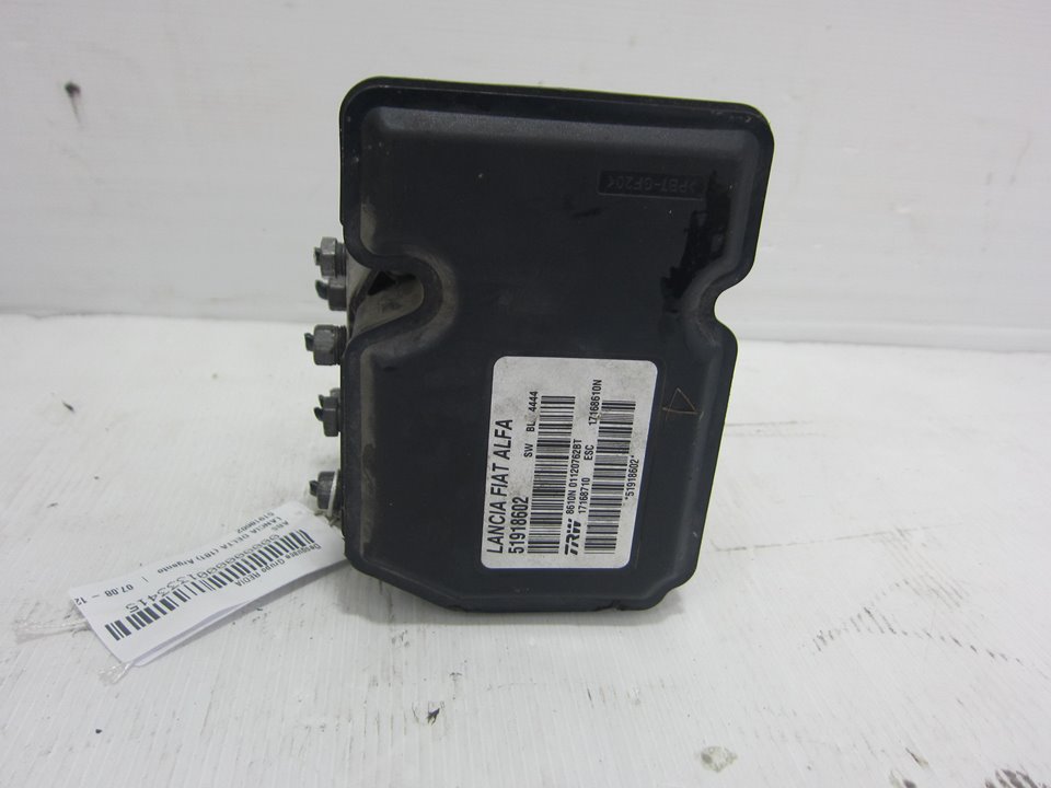 LANCIA Delta 3 generation (2008-2014) ABS pump 51918602 21132164