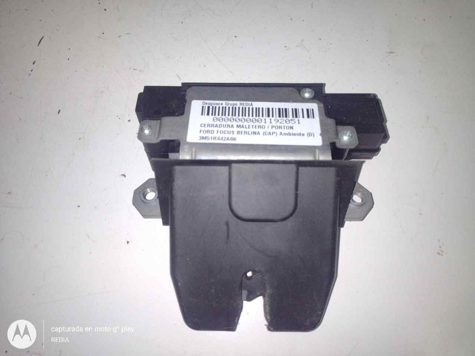 FORD Focus 2 generation (2004-2011) Tailgate Boot Lock 3M51R442A66 21296100