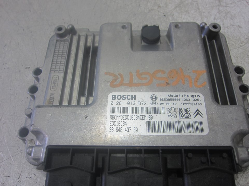 PEUGEOT 407 1 generation (2004-2010) Μονάδα ελέγχου κινητήρα ECU 9664843780 24961501