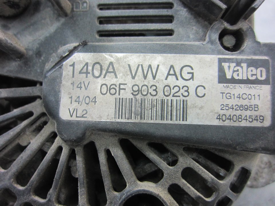 AUDI A3 8P (2003-2013) Váltóáramú generátor 06F903023C 24455121