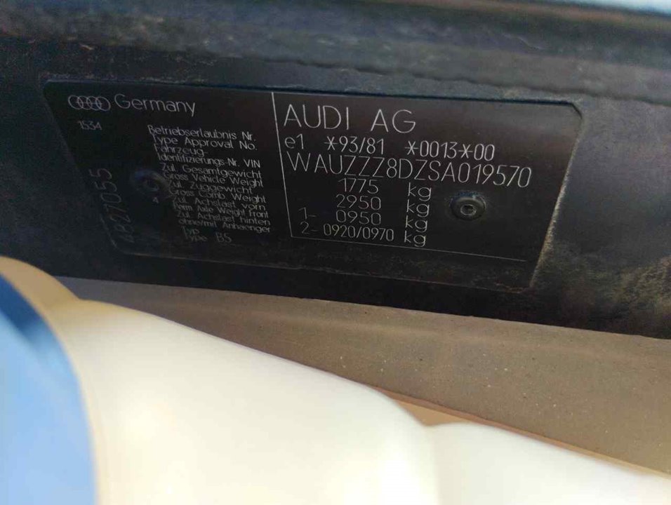 AUDI A4 B5/8D (1994-2001) Motor ADR 25347116