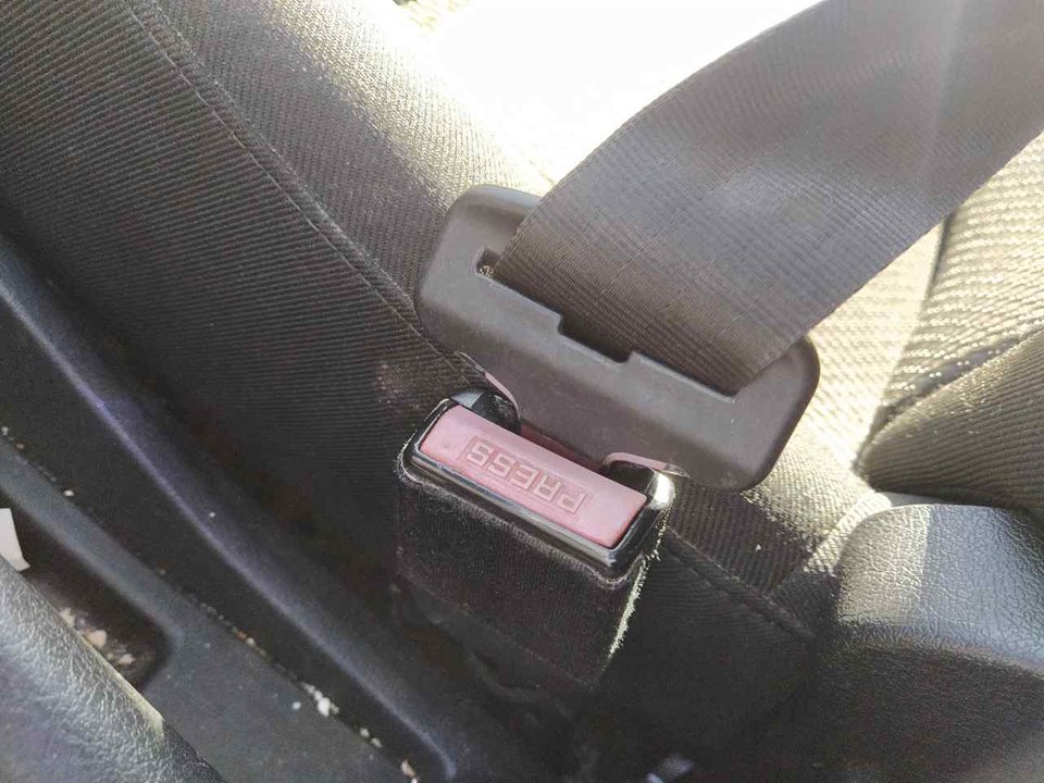 PEUGEOT 207 1 generation (2006-2009) Front Right Seat Buckle 25357653