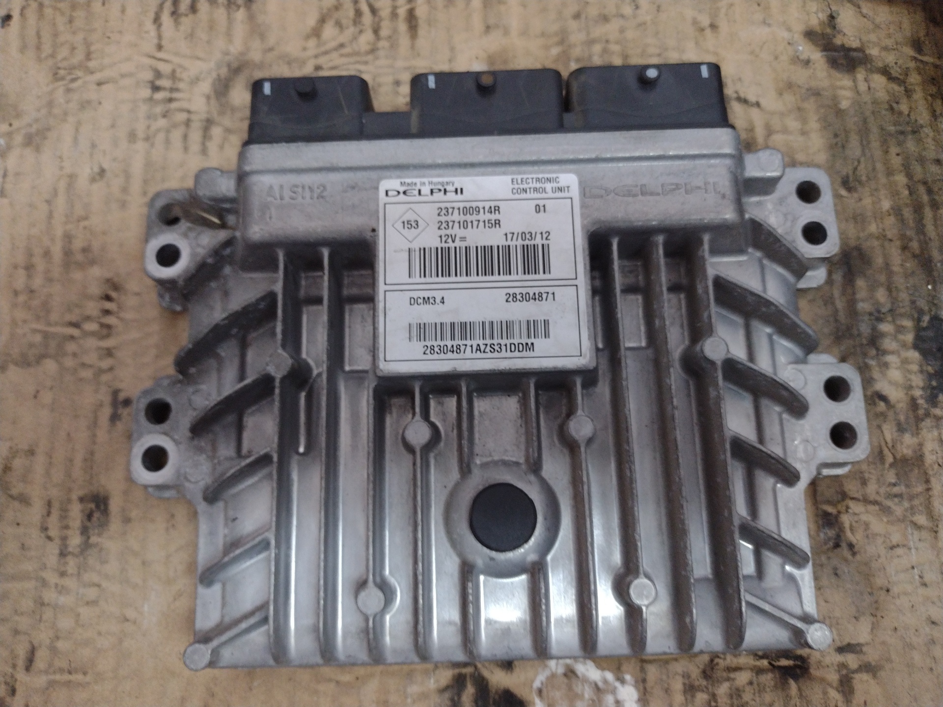 CHEVROLET Megane 3 generation (2008-2020) Engine Control Unit ECU 237100914R 21275821