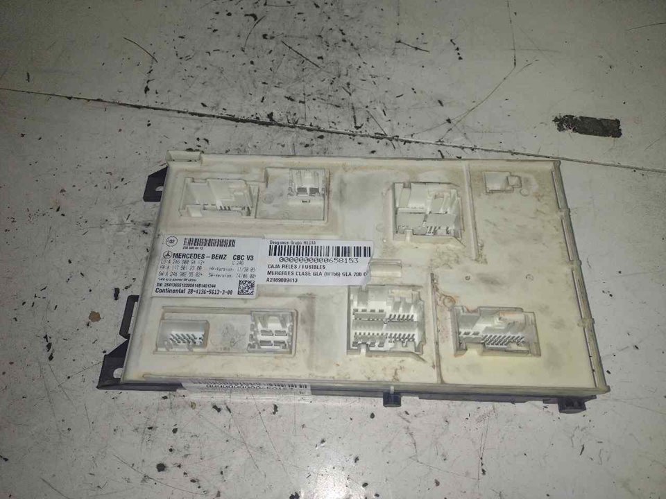 MERCEDES-BENZ GLA-Class X156 (2013-2020) Fuse Box A2469009413 21276134