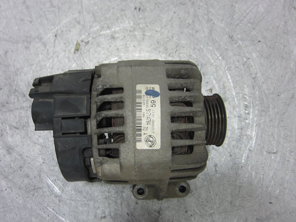 FIAT Punto 3 generation (2005-2020) Alternator 51714794 25088448