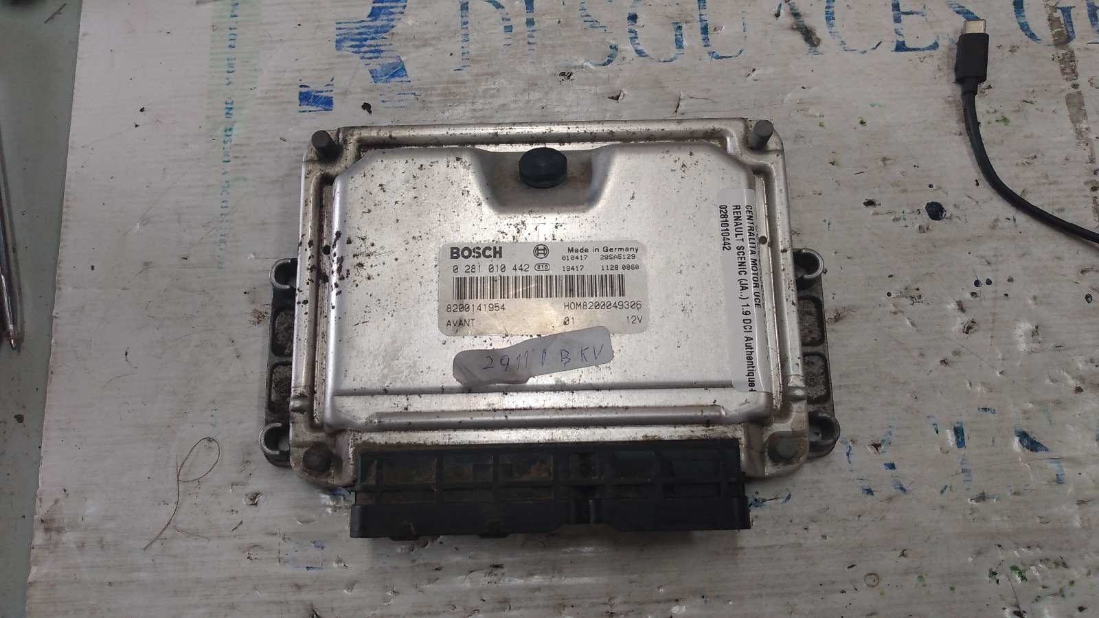 RENAULT Scenic 1 generation (1996-2003) Unitate de control motor 0281010442 21274458