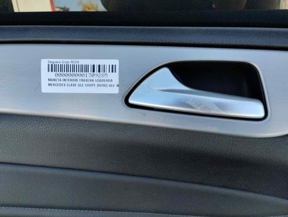 MERCEDES-BENZ GLE W166 (2015-2018) Left Rear Internal Opening Handle 24959533