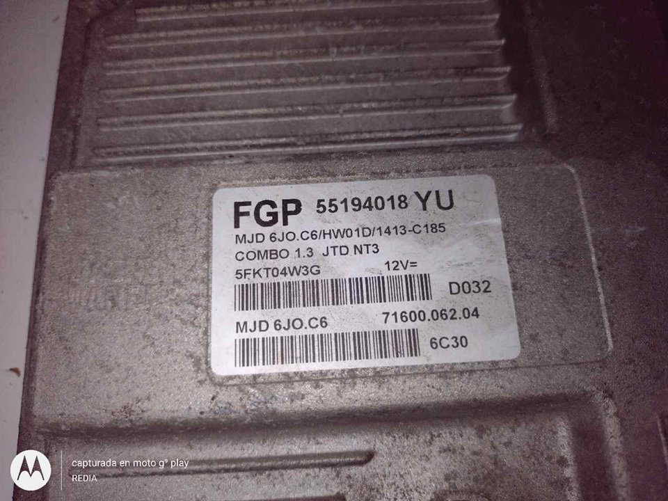 OPEL Corsa C (2000-2006) Engine Control Unit ECU 55194018 21295607