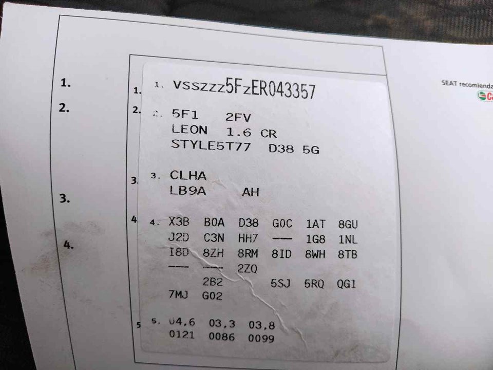 SEAT Leon 3 generation (2012-2020) Lukturu vadības slēdzis 5G0941431AH 25388586
