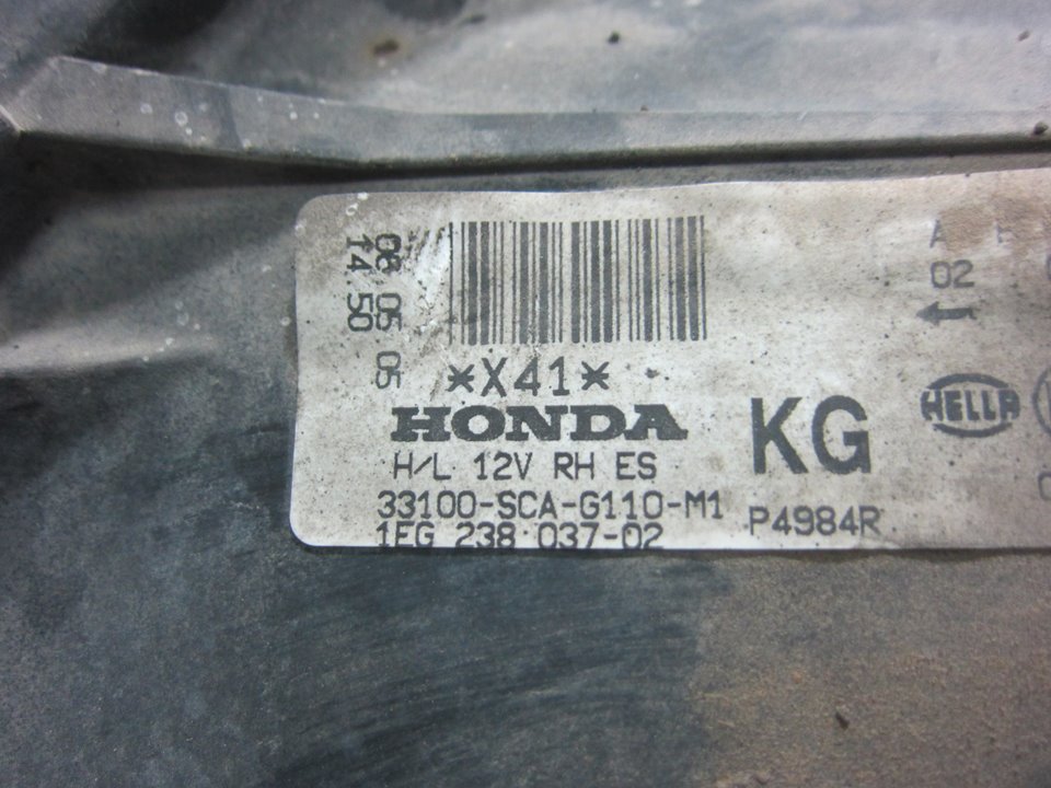 HONDA CR-V 2 generation (2001-2006) Oikea etuvalo 33100SCAG110M1 25360474