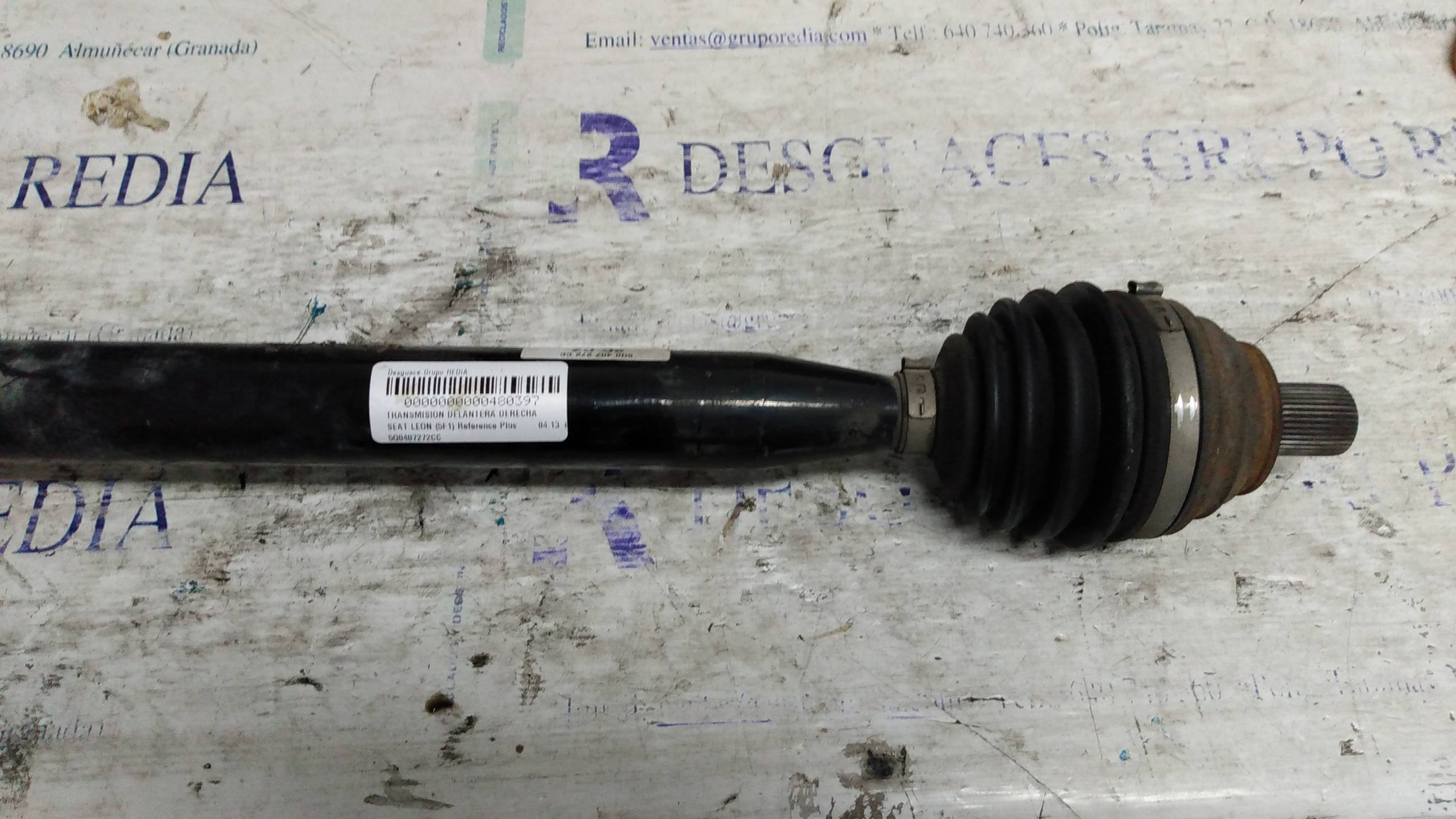 SEAT Leon 3 generation (2012-2020) Front Right Driveshaft 5Q0407272CC 21274222