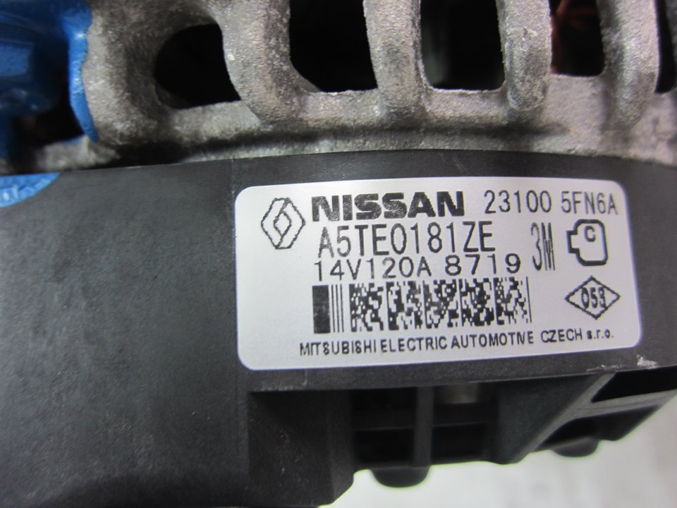 NISSAN Micra K14 (2017-2023) Alternator A5TE0181ZE 25609151