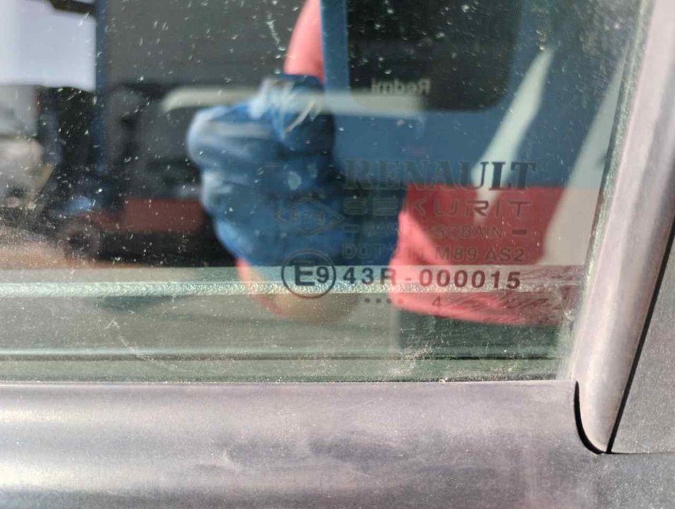 RENAULT Clio 3 generation (2005-2012) Rear Left Door Window 43R00015 25330471