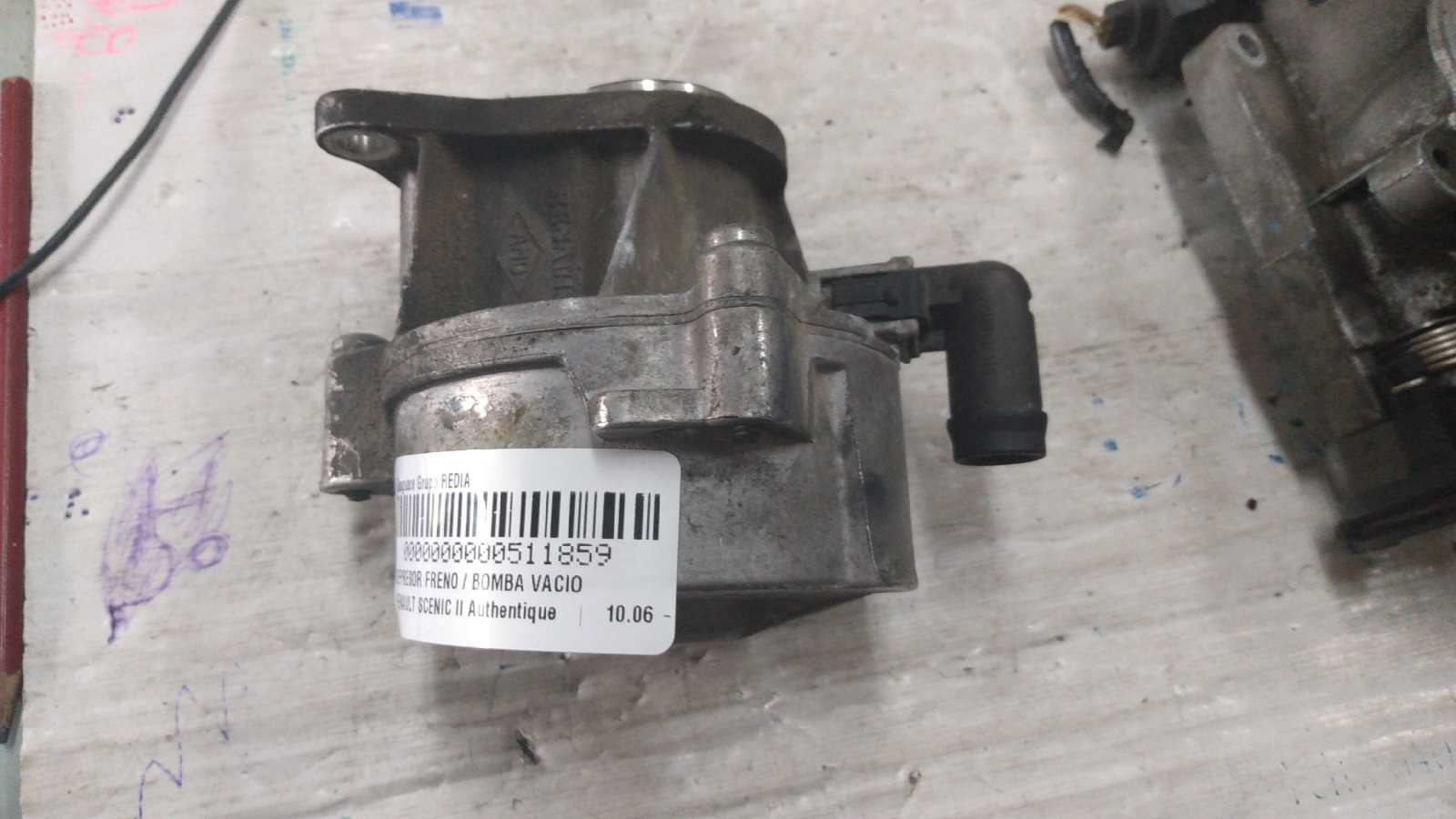 RENAULT Scenic 2 generation (2003-2010) Støvsuger pumpe 451323 24949523