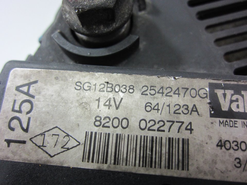 RENAULT LS 4 generation (2006-2020) Ģenerators SG12B038 24387526