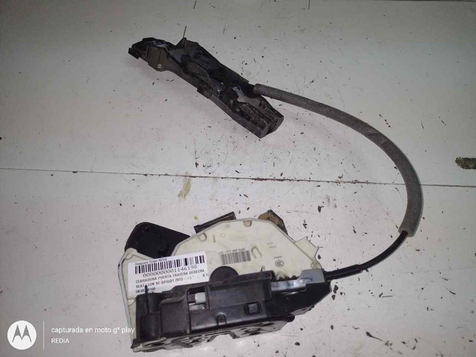 SEAT Leon 3 generation (2012-2020) Rear Right Door Lock 5K48390160 21290810