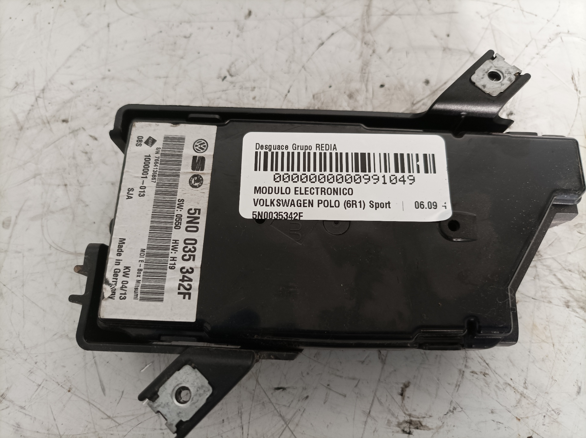 VOLKSWAGEN Polo 5 generation (2009-2017) Other Control Units 5N0035342F 21281421