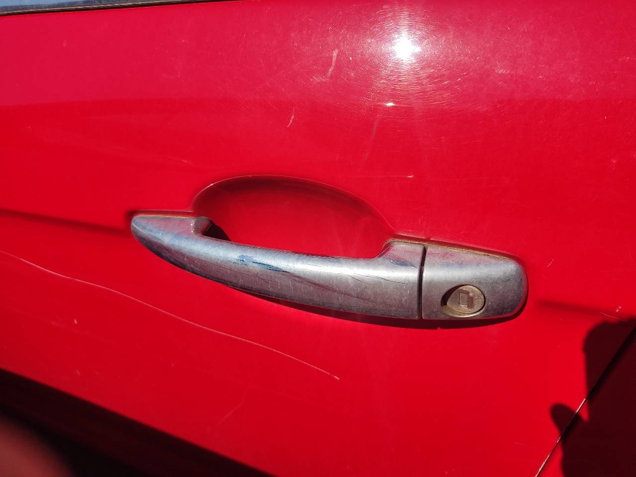 CITROËN C1 1 generation (2005-2016) Front Left Door Exterior Handle 25436366