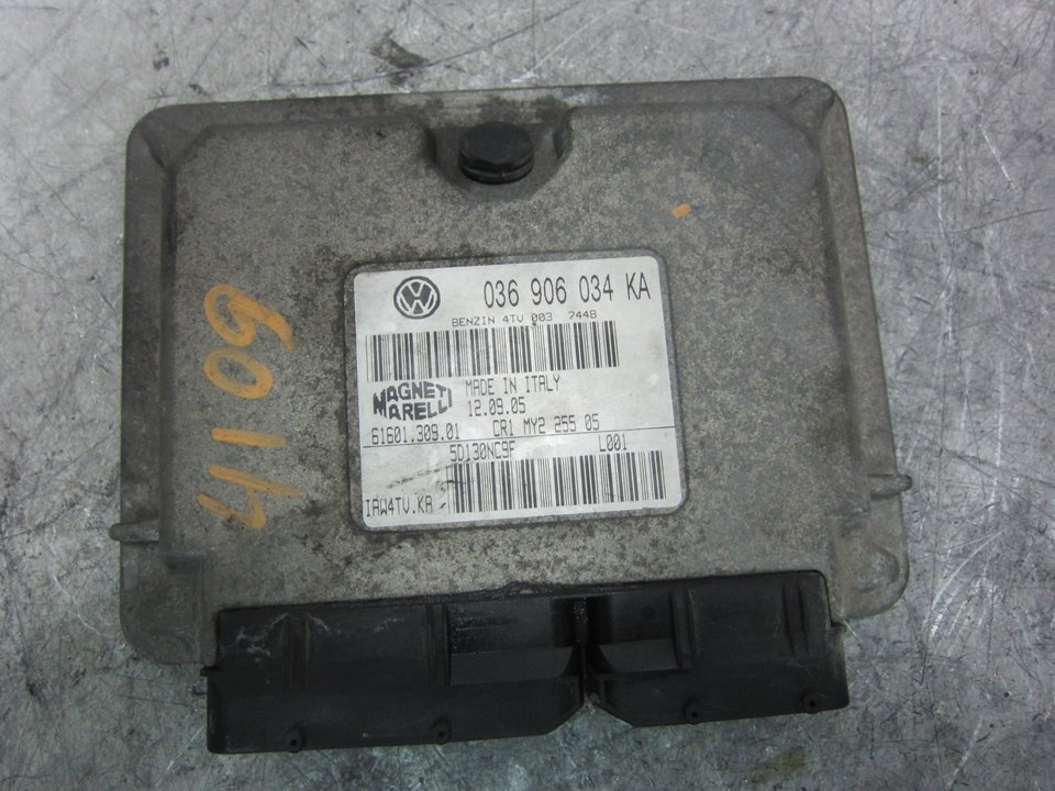 VOLKSWAGEN Polo 4 generation (2001-2009) Блок керування двигуном ECU 036906034KA 24957710