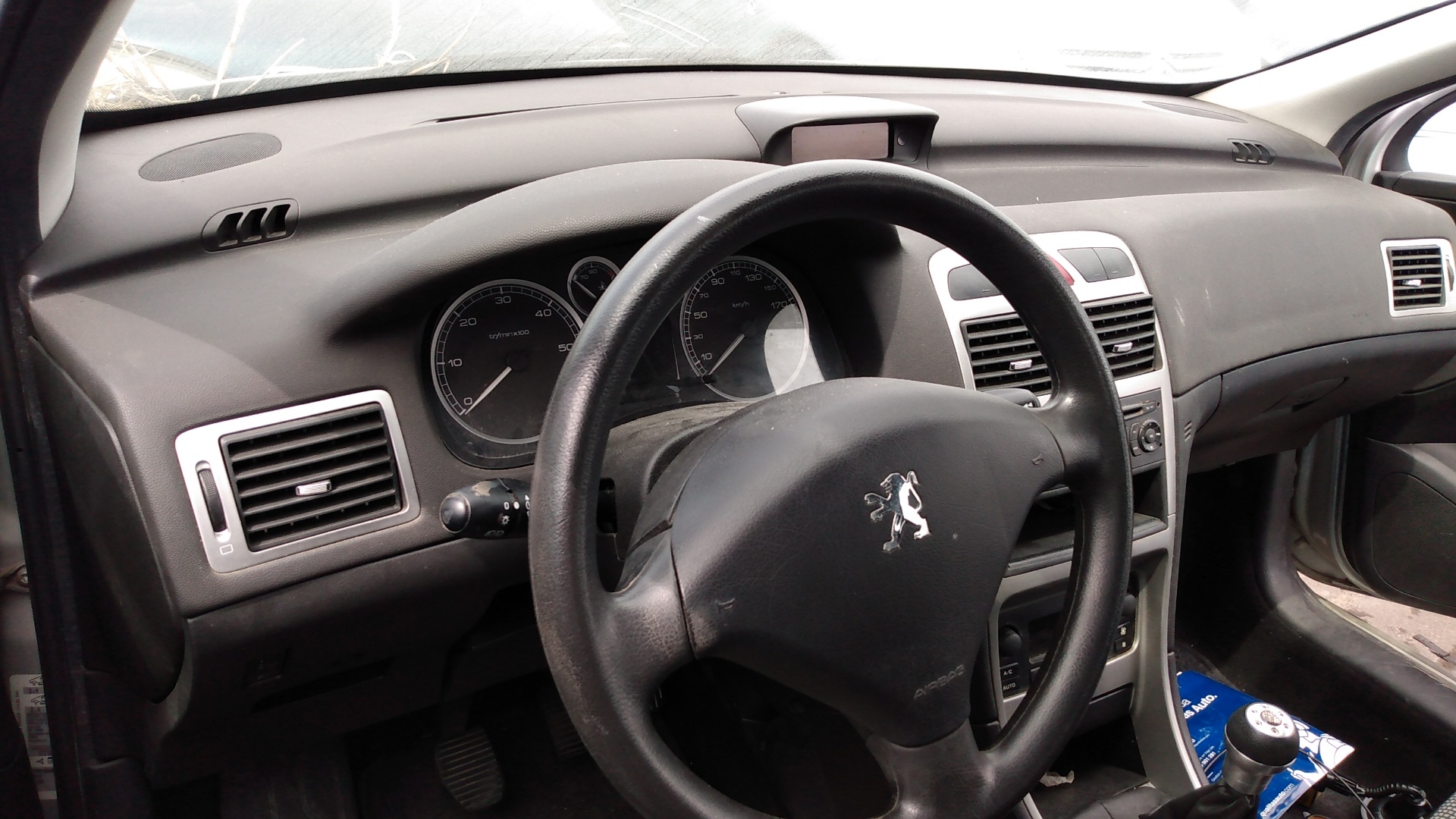 PEUGEOT 307 1 generation (2001-2008) Спідометр 9647538480 21279617