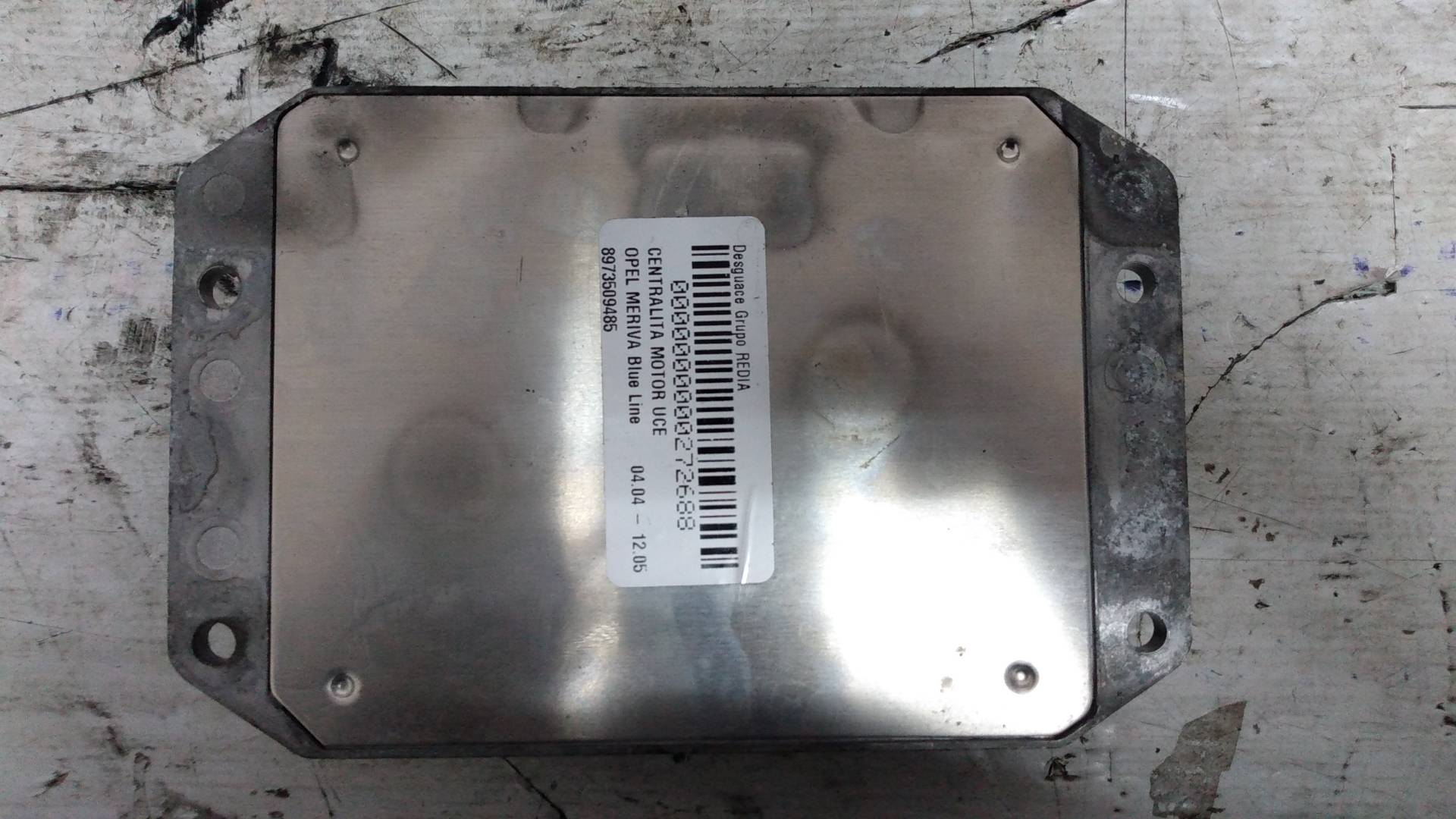 OPEL Meriva 1 generation (2002-2010) Calculateur d'unité de commande du moteur 8973509485 21272855