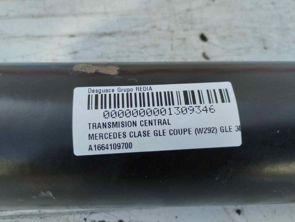 MERCEDES-BENZ GLE W166 (2015-2018) Gearbox Short Propshaft A1664109700 24959503