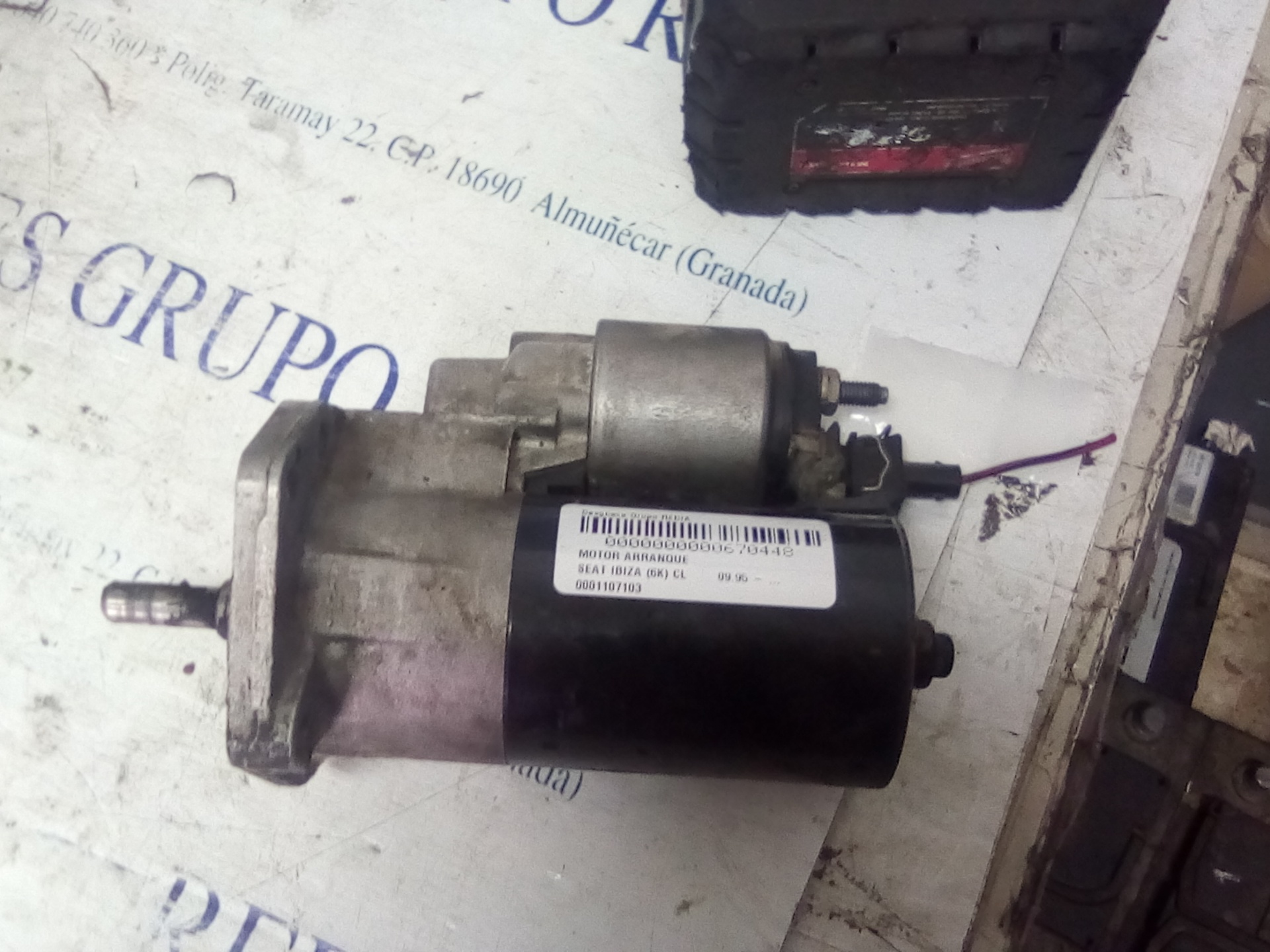 SEAT Cordoba 1 generation (1993-2003) Starter Motor 0001107103 21276270