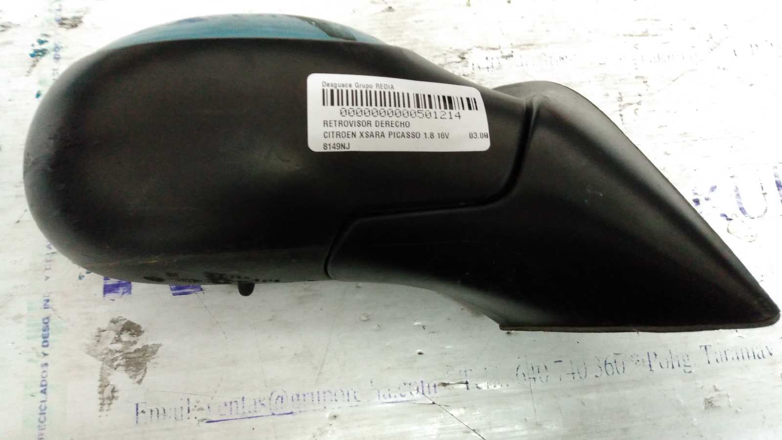 FIAT Xsara Picasso 1 generation (1999-2010) Right Side Wing Mirror 8149NJ 21274564