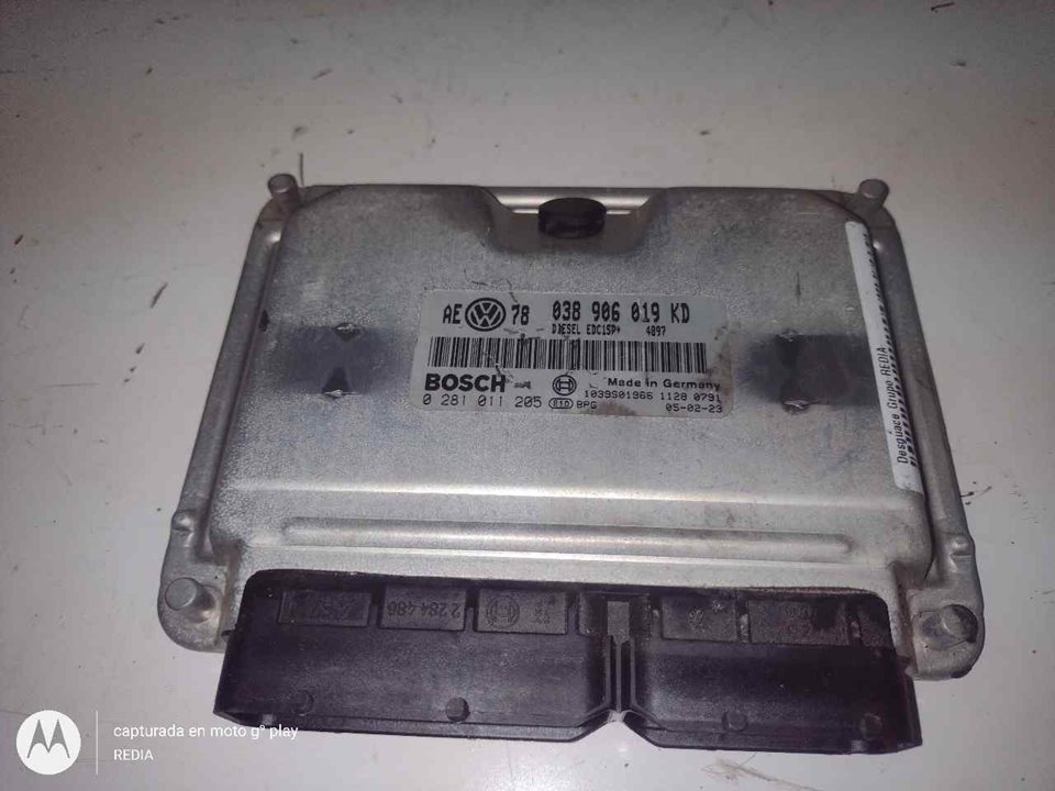 VOLKSWAGEN Passat B5 (1996-2005) Motorkontrolenhed ECU 038906019KD 21294775