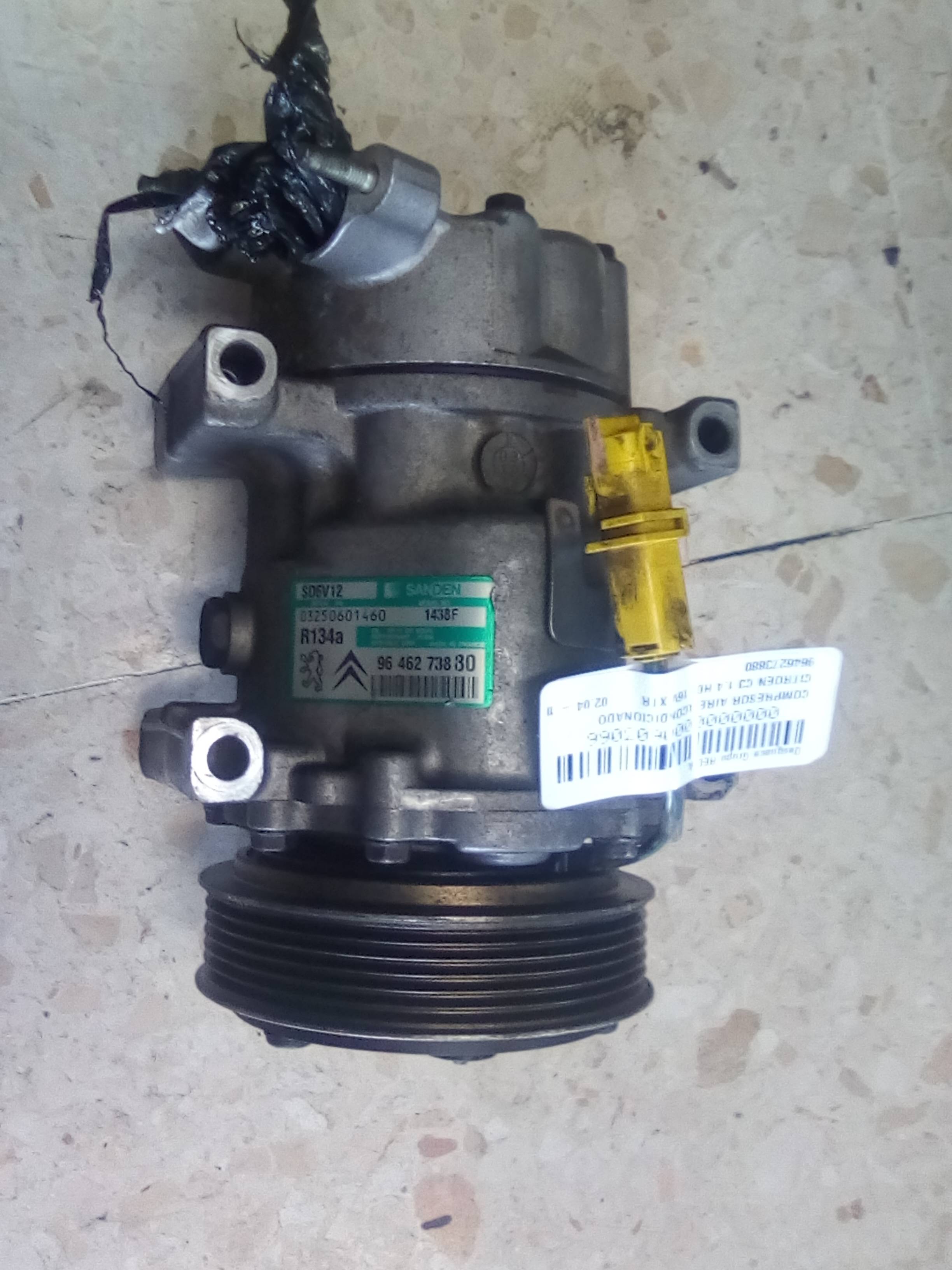 FIAT C3 1 generation (2002-2010) Pompe de climatisation 9646273880 21275700