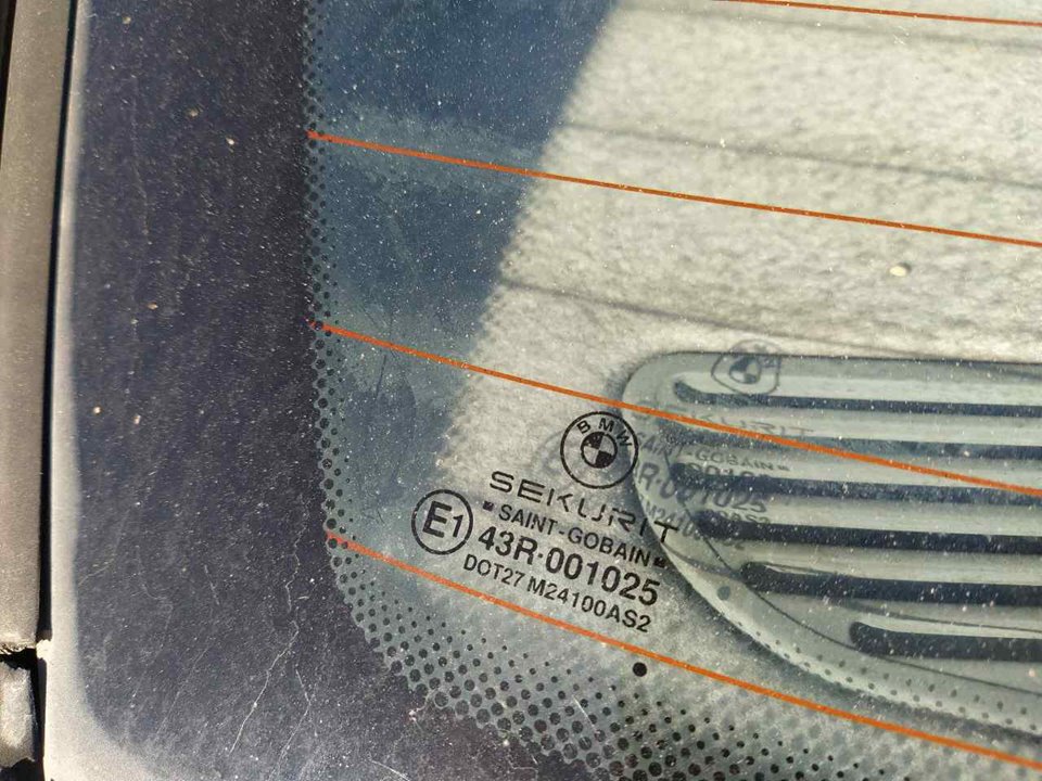 BMW 5 Series E39 (1995-2004) Takalasin lasi 43R001025 25362467